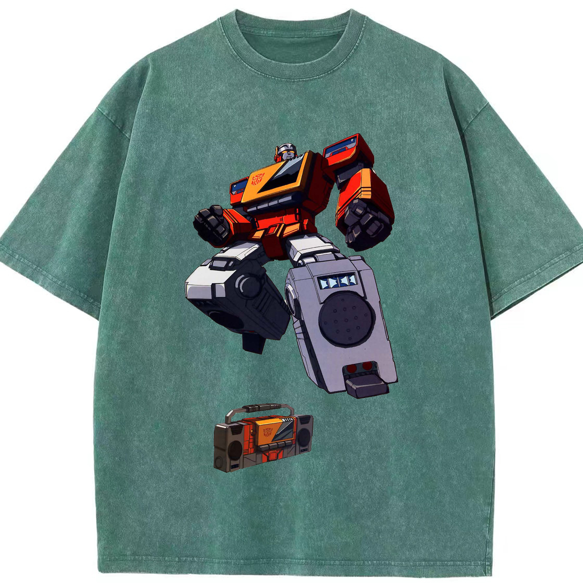 （画像用）  綿100% ヴィンテージ風 半袖Tシャツ（フロントプリント）